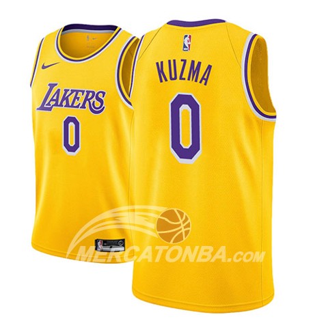 Maglia NBA Los Angeles Lakers Kyle Kuzma Icon 2018 Or
